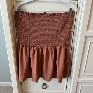 SHEIN rust colored tube top, NWOT, size 2X
